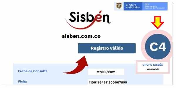 resultado sisben 4